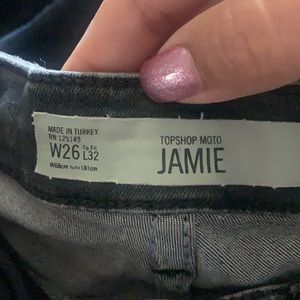 Charcoal stretchy jeans